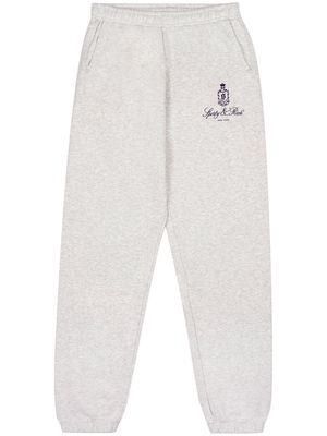 Sporty & Rich Vendome logo-print sweatpants - Grey