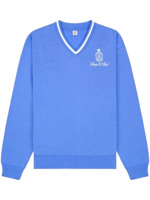 Sporty & Rich Vendome V-neck sweatshirt - Blue