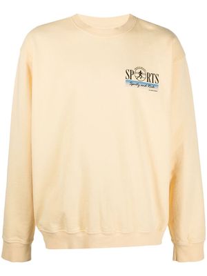 Sporty & Rich Venice crew-neck sweatshirt - Yellow