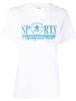 Sporty & Rich Venice graphic-print T-shirt - White