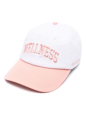 Sporty & Rich Wellness cotton baseball cap - White