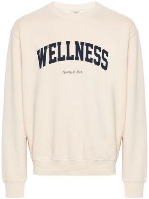 Sporty & Rich Wellness Ivy cotton sweatshirt - Neutrals