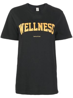 Sporty & Rich Wellness Ivy T-shirt - Black