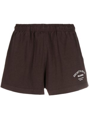 Sporty & Rich Wellness Studio shorts - Brown