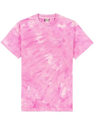 Sporty & Rich Wellness Studio tie-dye T-shirt - Pink