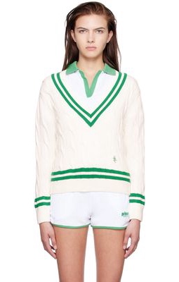 Sporty & Rich White SRC Sweater
