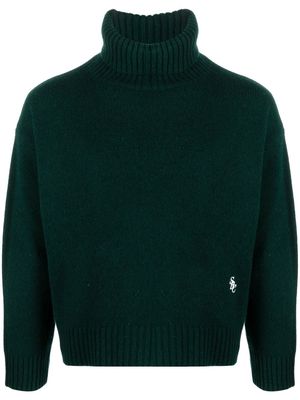 Sporty & Rich wool roll-neck jumper - Green