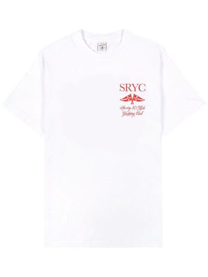 Sporty & Rich Yatch Club cotton T-shirt - White
