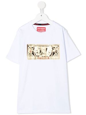 sprayground kid graphic-print short-sleeved T-shirt - White