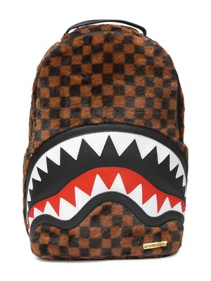 sprayground kid Sharks In Paris fur backpack - Brown