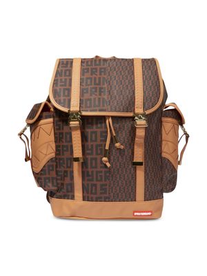 sprayground kid Split Henny Montecarlo backpack - Brown