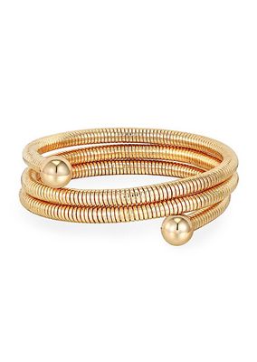 Spring Band 18K Gold-Plated Cuff