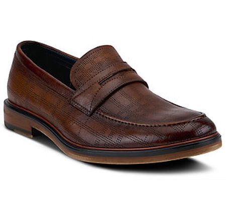 Spring Step Men's Leather Slip-On Shoes - Brand o