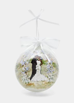 Spring Wedding Hand-Painted Ornament