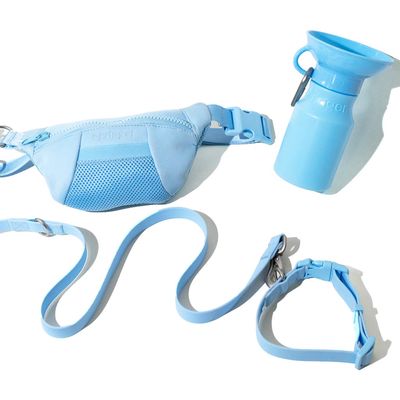 Springer Dog Sling Bag & 15 oz. Water Bottle Set in Sky Blue