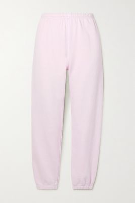 SPRWMN - Cotton-jersey Track Pants - Pink