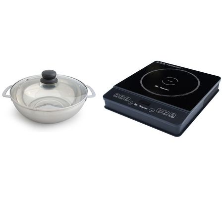 SPT 1800W Induction Cooktop and Stainless Steel Pot