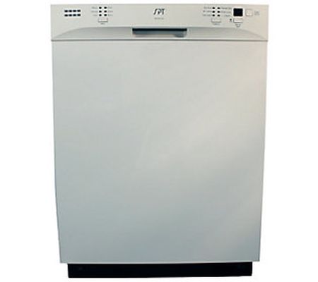 SPT 24" Energy Star Built-In Dishwasher - White