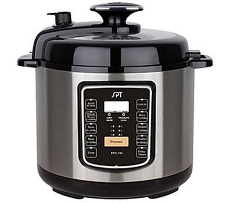 SPT 6.5-qt Stainless Pressure Cooker w/ Quick R elease Button