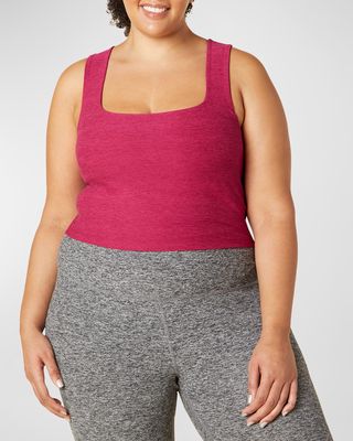Square-Neck Active Cropped Tank