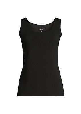 Square-Neck Soft Knit Tank