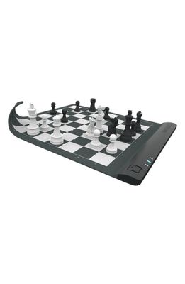SQUARE OFF Pro Rollable E-Chessboard in Black And Greyish
