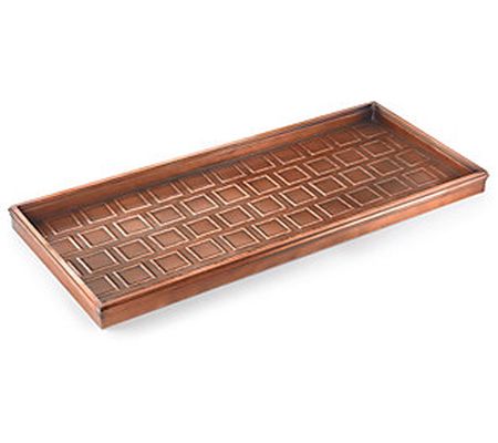 Squares Boot Tray Copper Finish by Good Directi ons