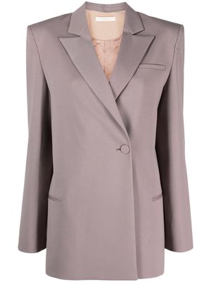 Ssheena double-breasted tailored blazer - Purple