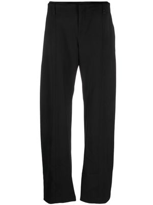 Ssheena mid-rise tapered trousers - Black