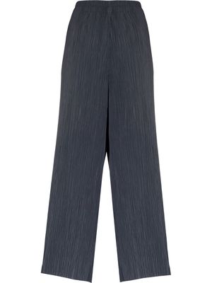St. Agni high-waisted straight-leg trousers - Grey