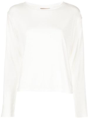 St. Agni long-sleeve jersey T-Shirt - White