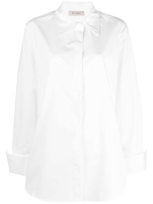 St. Agni open-back cotton shirt - White