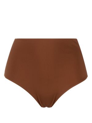 St. Agni x Ziah high-waisted bikini bottoms - Brown