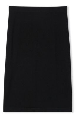 St. John Collection Santiago Sweater Knit Skirt in Black