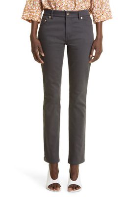St. John Collection Stretch Jeans in Charcoal Grey