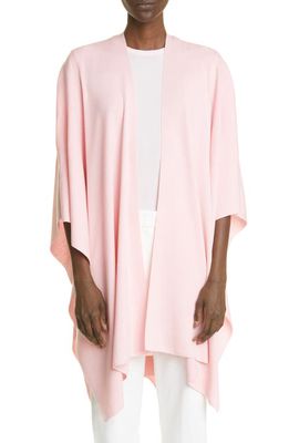 St. John Collection Wool Wrap Cardigan in Pink