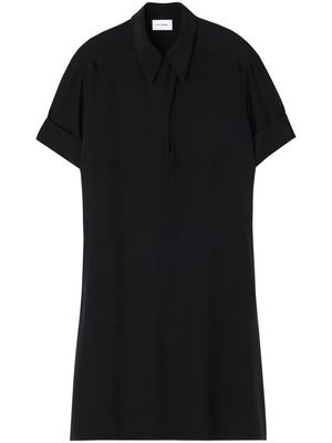 St. John crepe-de-chine shirt dress - Black