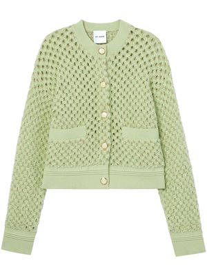 St. John crochet-knit cardigan - Green