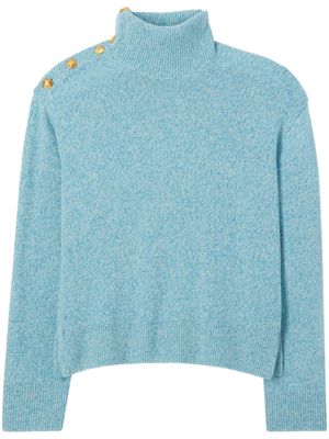 St. John Lofty Mouline organic-wool jumper - Blue