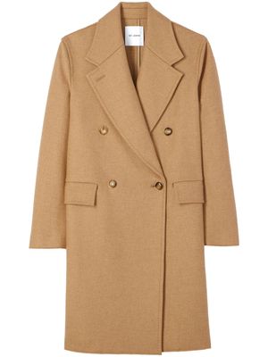 St. John notched-lapels double-breasted coat - Neutrals