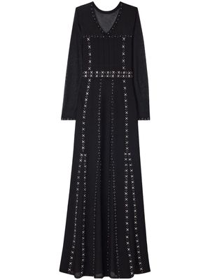 St. John rhinestone-embellished gown - Black