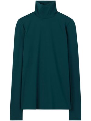 St. John roll-neck jersey top - Green