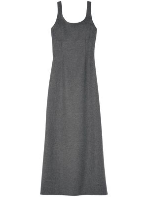 St. John scoop-neck sleeveless dress - Grey