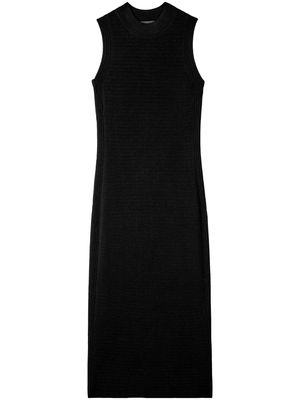 St. John sleeveless midi dress - Black