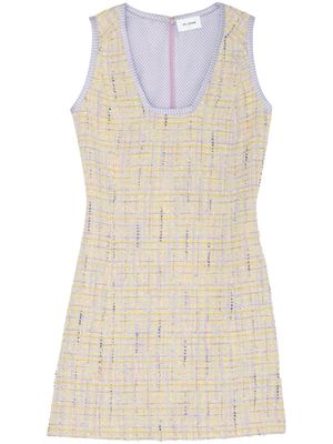 St. John sleeveless tweed minidress - Yellow