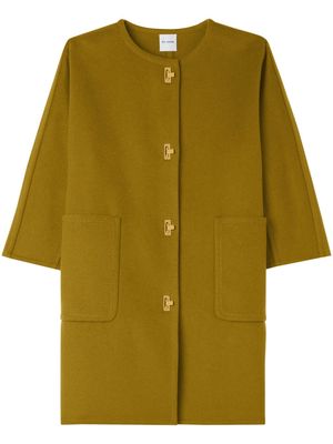 St. John wool-cashmere button-up jacket - Green