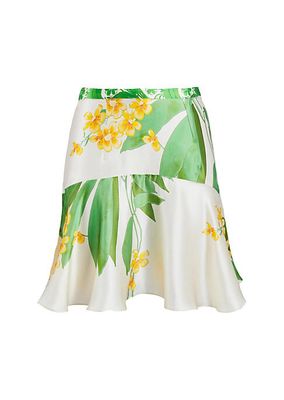 St. Lucia Donna Silk Skirt