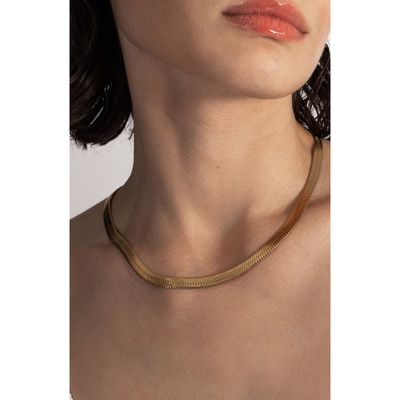 st. Moran Celine Lariat Necklace in Gold 