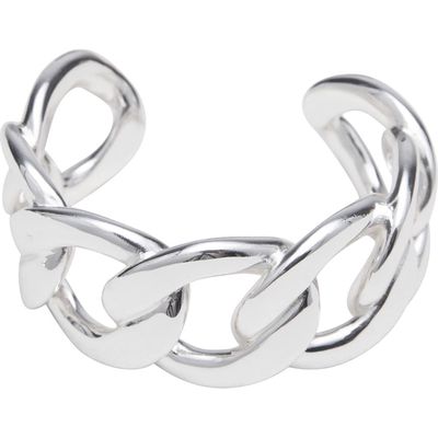 st. Moran Chunky Curb Link Cuff Bracelet in Silver 