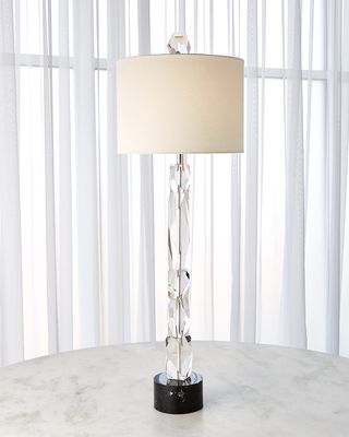 Stacked Crystal Lamp